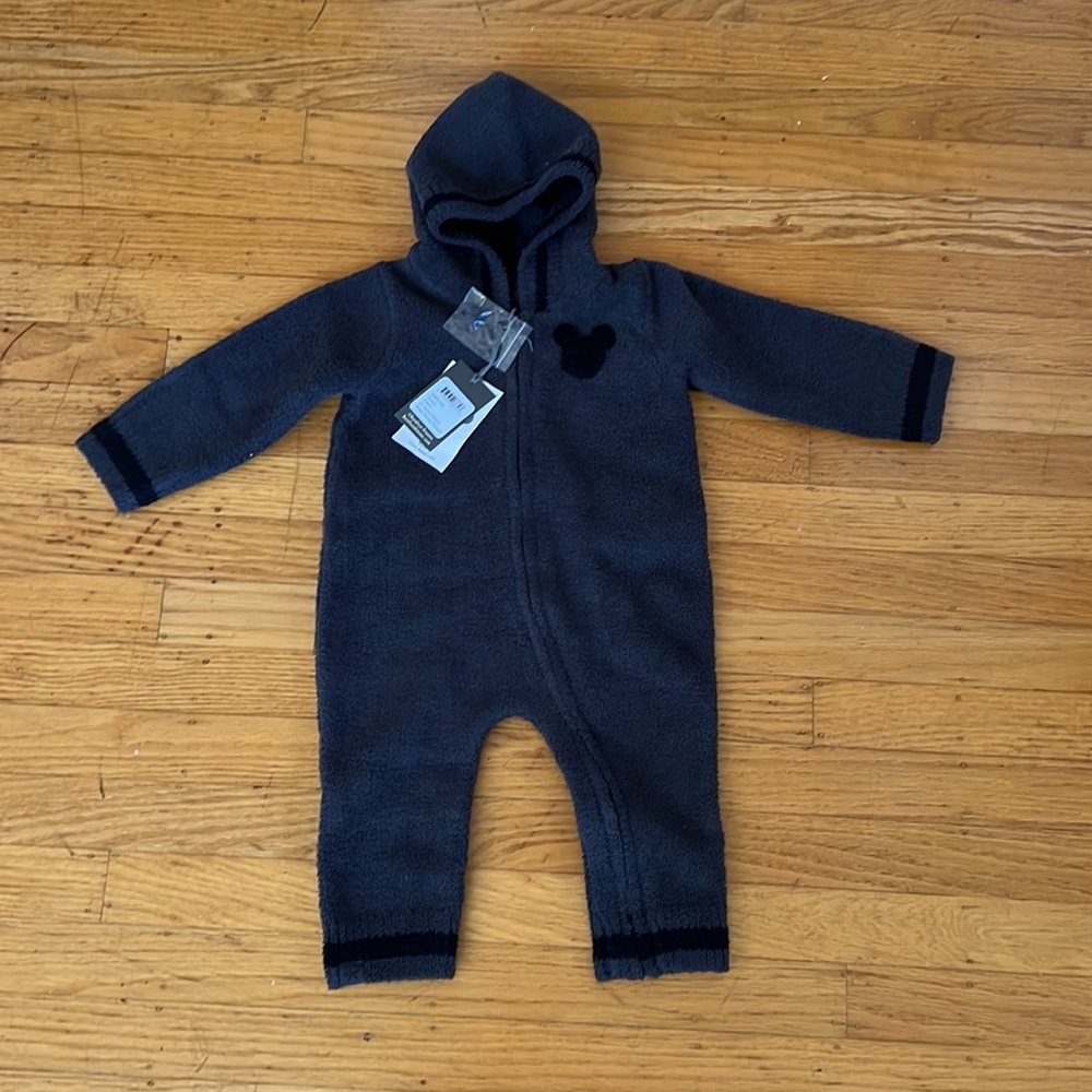 NWT Barefoot Dreams Disney Mickey Mouse Playsuit! - Picture 2 of 10